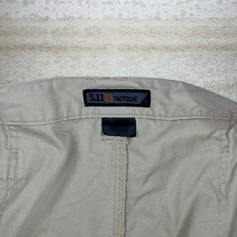 Vintage 5.11 Tactical Pants 40x34 Light Tan Baggy Fit Cargos Military Grade Double Knees 90s