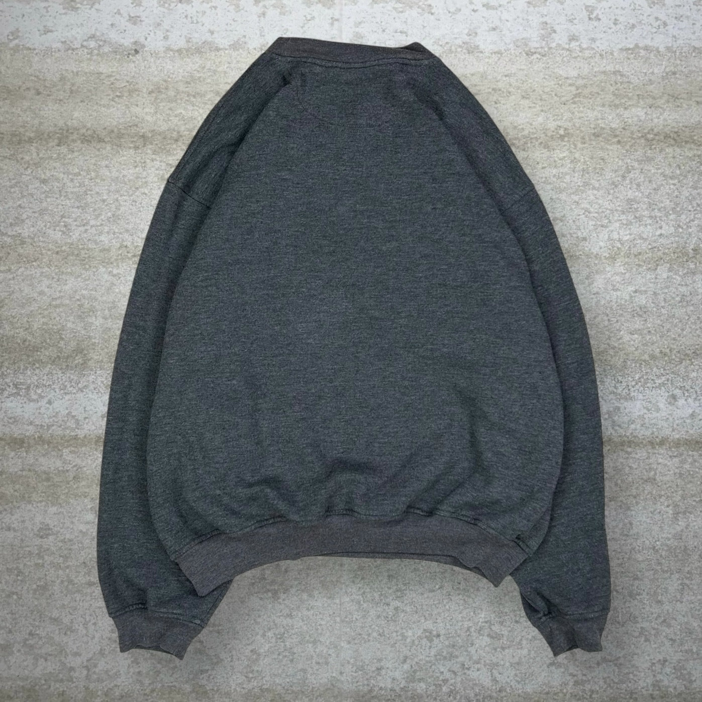 Vintage Starter Sweatshirt XL Dark Grey Cotton Pullover Red Spellout Logo 90s